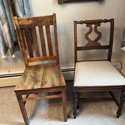 2 Antique Chairs (Dining Room)