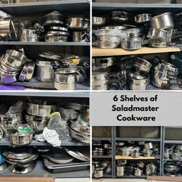 Wow! 6 SHELVES Of SALADMASTER Cookware, Bottom 2 Rows (RIGHT)