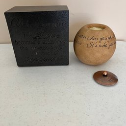 Inspirational Votive Box And Round Candle (Living Rm)