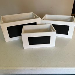 Three Decorative Storage Boxes See Picture (Living Rm)