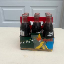 1996 US Olympic Torch Run Coca Cola Six Pack (garage)