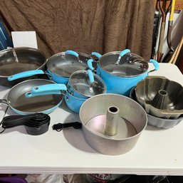 Pots, Bundt Cake Pans And Measuring Cups