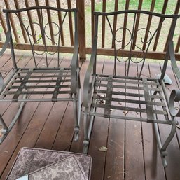 Two Lawn Chairs (Need New Cushions) (Back Deck)