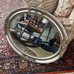 Howard Elliott Collection Oval Mirror With Bow Designs (LR)