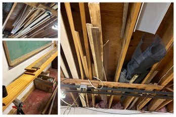 Wood And Ceiling Contents Lot (Basement 1)