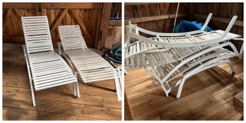 Set Of 6 Lounge Chairs (barn)