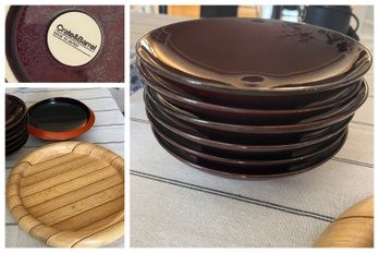 Crate & Barrel Bowls With Two Serving Dishes (kitchen)