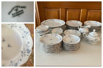 Pretty Vintage Haviland China Set - 55 Pieces (hallway)