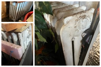 Architectural Salvage Radiators - Set Of 3 (garage)