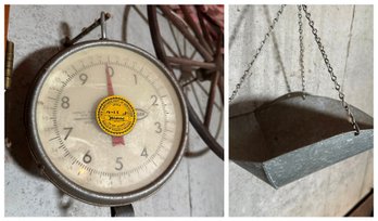 Vintage Metal Produce Scale (Basement 1)