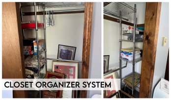 Stainless Steel Closet Organizer System (First Floor BR 1)