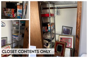 Closet Contents Lot (First Floor BR 1)