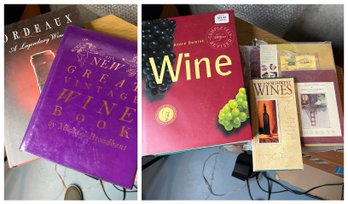 Wine Books, Labels And Journal (Basement Gym)
