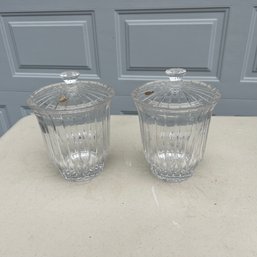 Vintage Bleikristall Crystal Jar With Covers (Garage)