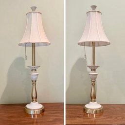 Pair Of LENOX Table Lamps By Quoizel (BR)