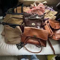 Tote Full Of Purses Includes Sak, Fossil, Etienne Aigner & Ann Klein (Bedroom 3)