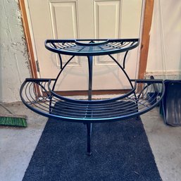 Absolutely Stunning Half Circle Plant Stand (Garage)