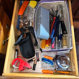 Drawer Lot: Assorted Tools And Odds And Ends (Kitchen - 41773)