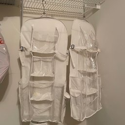 Two Large Hanging Closet Organizers In Good Condition (Zone 1)