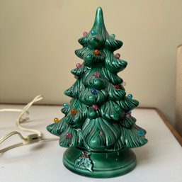 Vintage Holland Mold 12' Glazed Ceramic Christmas Tree - See Description (Attic 3)