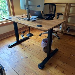 UPLIFT DESK Adjustable Standing Desk With Chair (Upstairs Office)