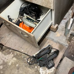 Assorted Power Tools: Circular Saws, Sanders, Drill, Etc. (basement)