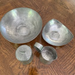 Beautiful Vintage Pewter Pieces By LESCH, Rockport, MA (DR)