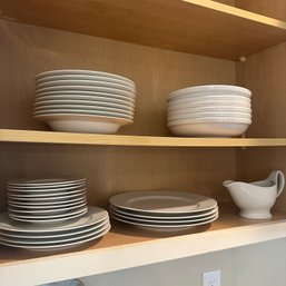 Lovely White Dishes Including Crate & Barrel & CAC China Bowls (Kitchen)