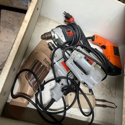 Assorted Power Tools: Drills, Jig Saw, Etc. (Basement)