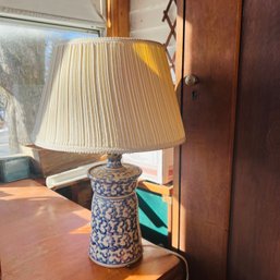 Vintage Spongeware Lamp (Porch)