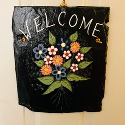Slate Welcome Sign (front Door)