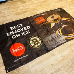 Go B's! Large Bruins Banner With Grommets, Ready To Hang! (Dining Room 48118)