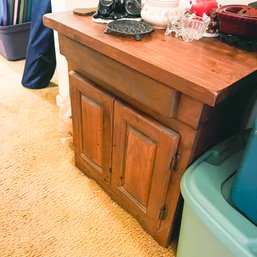 Small Wooden Cabinet (Hallway)