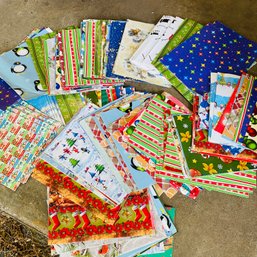 Huge Selection Of Retangular Holiday Themed Wrapping Paper (Garage)