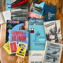 MILITARIA LOT: Books, Manuals, Pamphlets Etc WW2, Korea, Vietnam, US Military