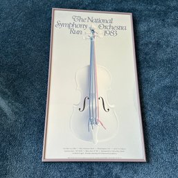 The National Symphony Orchestra Run 1983 Framed Poster (BR2)