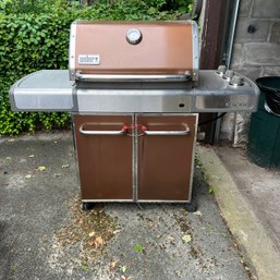 Weber Grill With Extra Propane Tank (garage)