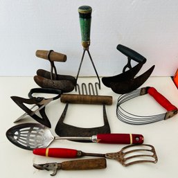 Vintage Kitchen Chopping Tools And Utensils (NK)