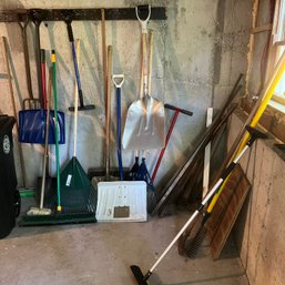 Assorted Lawn Tools And Shovels (Storage)