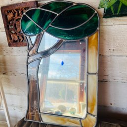 Stained Glass Tree Mirror (Porch)