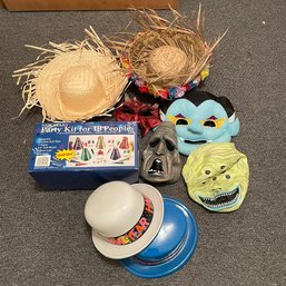 Halloween Masks, Hats, And New Years Party Gear (Zone 1)
