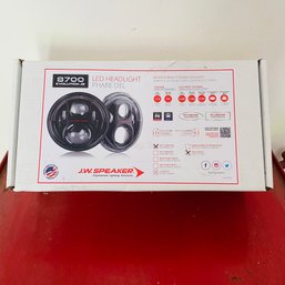 Pair Of J.W. Speaker 8700 Evolution J2 Black 7' Round Headlights - Like New! (Garage)
