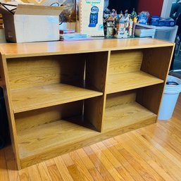 4' Wide Wood Bookshelf With 2 Shelves (Dining Room 48128)