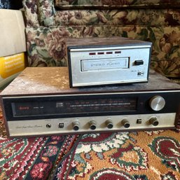 Vintage Radio Shack 8-Track Player & Allied Stereo Receiver - See Description (LR)