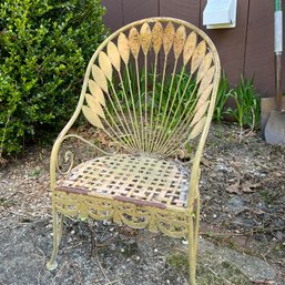 Child Size Metal Outdoor Chair (front Side)