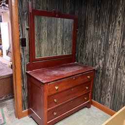 Vintage Dresser With Mirror (BSMT BR2)