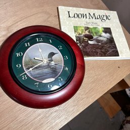 Loon Magic Book And Thunder Mountain Co. Loon Clock (Bsmt 2)