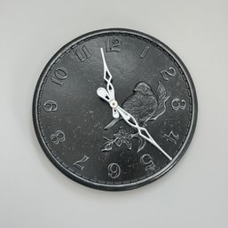 Metal Bird Clock (porch)