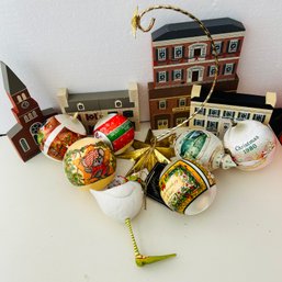 Dept 56 Christmas Bird, Cats Meow Buildings, Vintage Ornaments & More (NK)