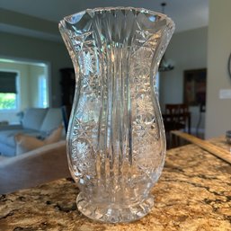 Gorgeous Heavy Glass Vase (Sun Room)